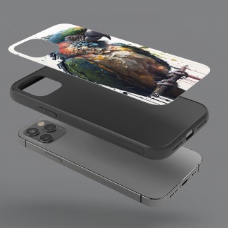 Kryt na mobil Graffiti papoušek