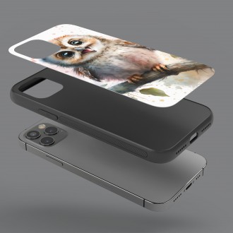 Kryt na mobil Akvarelová sova