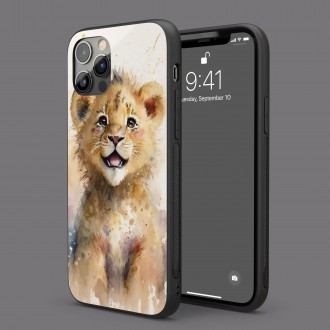 Kryt na mobil Akvarelové lvíček