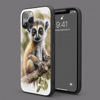 Kryt na mobil Akvarelový lemur