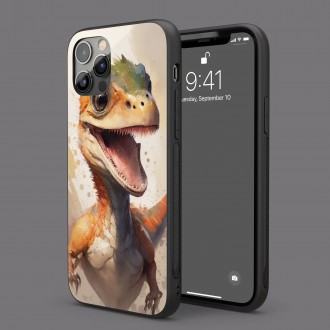 Kryt na mobil Akvarelový dinosaur