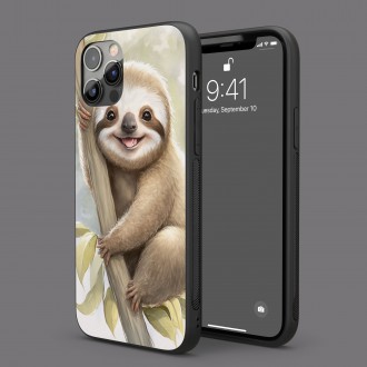 Kryt na mobil Akvarelový lenochod