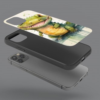Kryt na mobil Akvarelový krokodýl