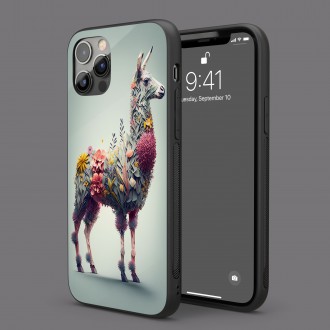 Kryt na mobil Květinová lama