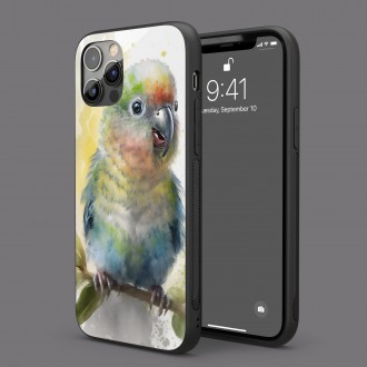 Kryt na mobil Akvarelový papoušek