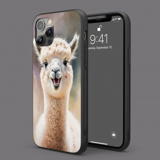 Kryt na mobil Akvarelová lama