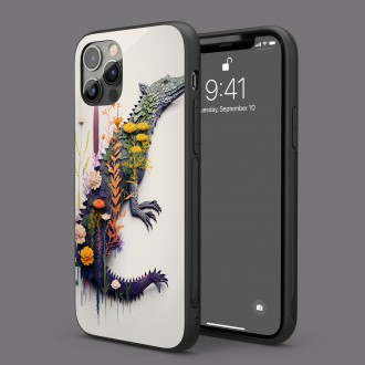 Kryt na mobil Květinový krokodýl