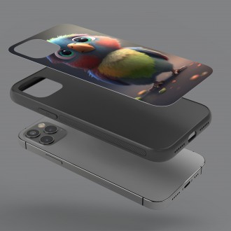 Kryt na mobil Animovaný papoušek
