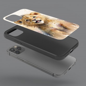 Kryt na mobil Akvarelové lvíček