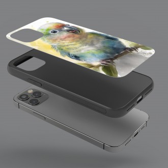 Kryt na mobil Akvarelový papoušek