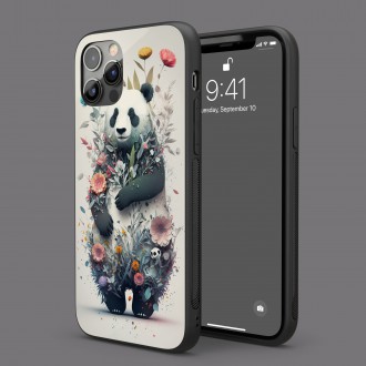 Kryt na mobil Květinová panda