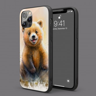 Kryt na mobil Akvarelový medvěd