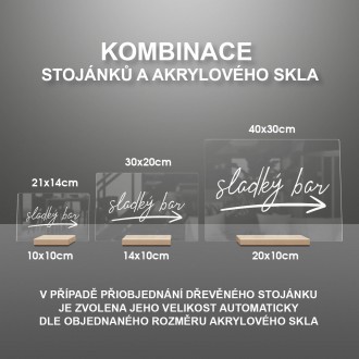 Sladký bar se šipkou