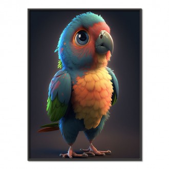 Roztomilý papoušek