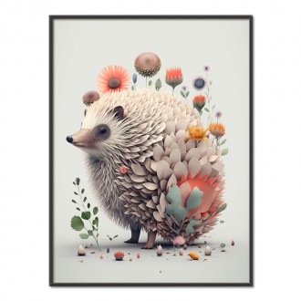 Květinový ježek