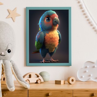Roztomilý papoušek
