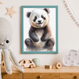 Akvarelová panda