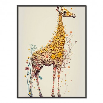Květinové žirafa