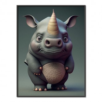 Animovaný nosorožec