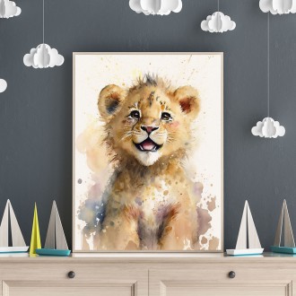 Akvarelové lvíček