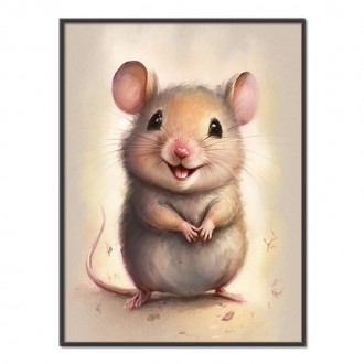 Akvarelová myš