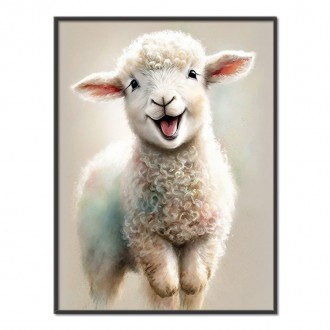 Akvarelová ovce