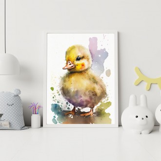 Akvarelová kachna