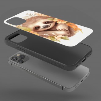 Kryt na mobil Mládě lenochoda v květinách