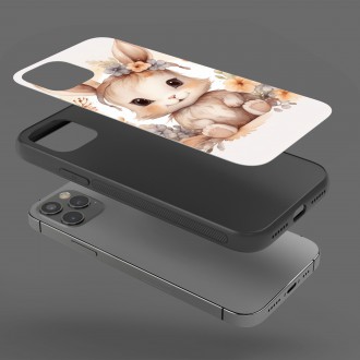 Kryt na mobil Mládě zajíce v květinách