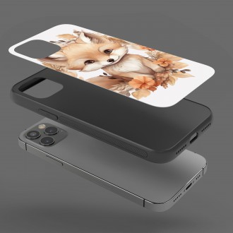 Kryt na mobil Mládě lišky v květinách