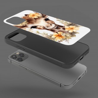 Kryt na mobil Mládě žirafy v květinách