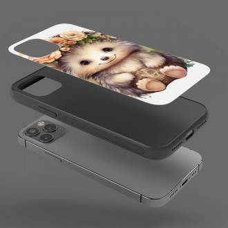 Kryt na mobil Mládě ježka v květinách