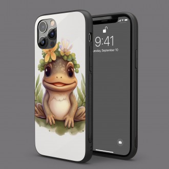 Kryt na mobil Mládě žáby v květinách