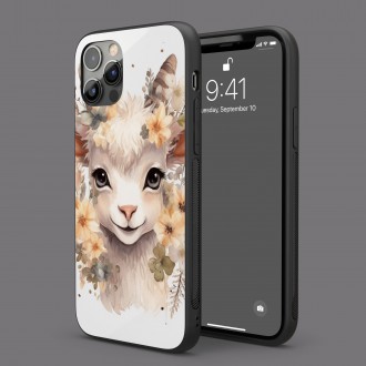 Kryt na mobil Mládě kozy v květinách