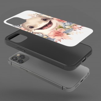 Kryt na mobil Mládě žraloka v květinách