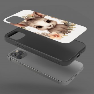 Kryt na mobil Mládě osla v květinách