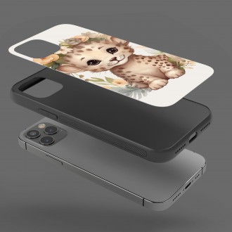 Kryt na mobil Mládě geparda  v květinách