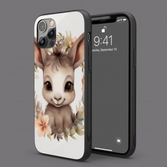 Kryt na mobil Mládě osla v květinách