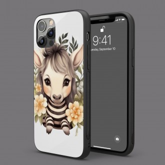 Kryt na mobil Mládě zebry v květinách