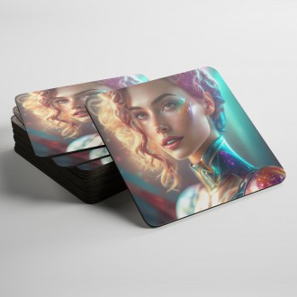 Podtácky Neznámá superhrdinka