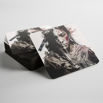 Podtácky Japonská bojovnice