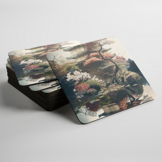 Podtácky Japonské dioráma