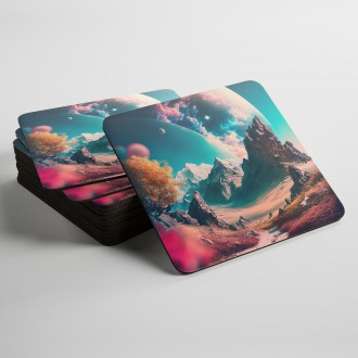 Podtácky Fantastická vesmírná krajina 2