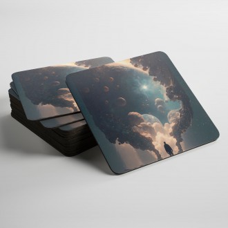 Podtácky Vesmírná krajina snů