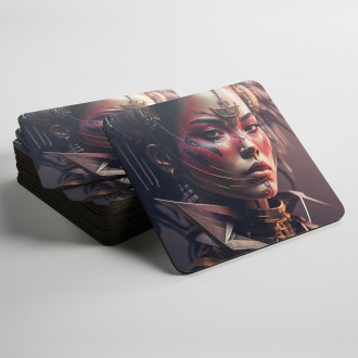 Podtácky Dívka samuraj