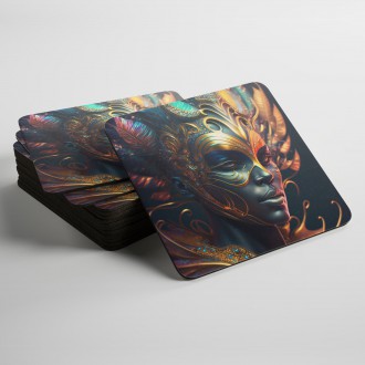 Podtácky Karnevalová tanečnice 2