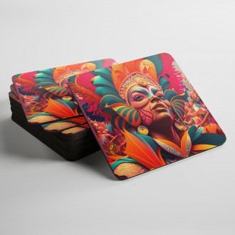 Podtácky Brazilská karnevalová tanečnice