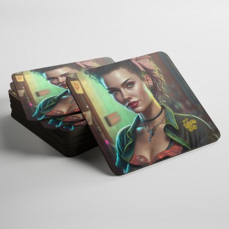 Podtácky Dívka z plakátu