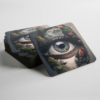 Podtácky Pohled do přírody