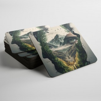 Podtácky Pohled do přírody 6